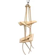 1041 Big Ranch Chewer - Handcrafted Chewable Leather Hanging Bird Toy