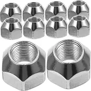 1/2-20 Lug Nuts Set Wheel and Tire Lug Nuts Trailer x 1.5 10pcs Carbon Steel Material