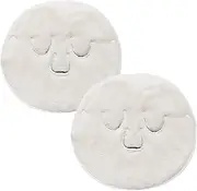 Angzhili 2 Pcs Hot Compress Face Towel Masks, Reusable Facial Steamer Towel for Hot Cold Skin care,Moisturizing Face Steamer, Beauty Facial Towel for Home and Beauty Salon