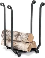 Pilgrim Home and Hearth 18527 Blacksmith Wood Holder, 22″W x 23″H x 13″D, 24 lbs, Vintage Iron