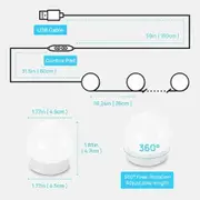 Hollywood LED Vanity Lights Makeup Table Dressing Room Mirror Bright Bulbs