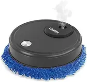 B Blesiya Robot Vacuum Mopping Low Noise Carpet Cleaner Electric Broom Rechargeable Floor Sweeper for Hard Floor Pet Hair Household Cleaning, Black