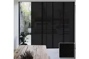 SUNSCREEN Panel Blinds 140cm~360cm(W)x230cm(D) Black