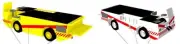 L'Arsenal Models 1/350 P-16 FIREFIGHTING & RESCUE TRUCKS (6) 3D Printed Set