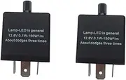 2pcs LED Flasher Flash Light Car Supplies Frequency Conversion Relay