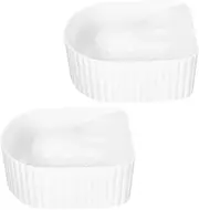 Nail Care Tool 2pcs Manicure Soak Bowl Shell Design for Softening Cuticles and Cleaning
