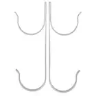 Pool Central 2-Piece Aluminum Swimming Pool and Spa Acessory Pole Hangers