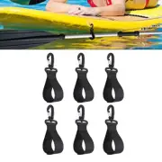 Inflatable Boat Paddle Holder Clips 6PC Nylon Buckles for Kayaking Accessories