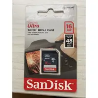 在飛比找蝦皮購物優惠-SanDisk記憶卡16G microSD ultra