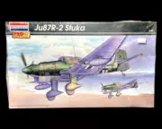 2002 Mongram 85-5975 Junkers Ju87R-2 Stuka Support Plane 1/48 Model Kit, New