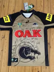 Penrith Panthers NRL Jersey (2016) Signed Size Medium (50th Anniversary Edition)