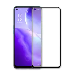 T.G OPPO Reno5 Z 電競霧面9H滿版鋼化玻璃膜 鋼化膜 保護貼