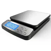 110 LBS x 1g Digital Portable Electronic Weighing Scale Postal Shipping Scale With AC Adapter For Kitchen, Home And Office