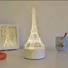 3D LED Night Light USB Small Table Lamp Eiffel tower￼￼ US Seller￼