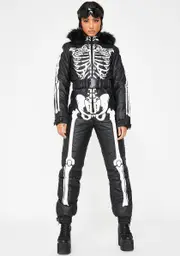[Trickz N' Treatz] Cold Prey Skeleton Snowsuit