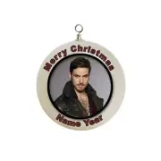 Personalized Once Upon a Time Colin O'Donoghue as Captain Hook Ornament Gift #1