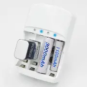 C801N 4 Slot AA AAA 2 Slot 9V NI-CD NI-MH US Rechargeable Battery Charger