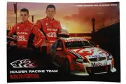 HRT Garth Tander / Will Davison Poster Holden Racing Team VE Commodore