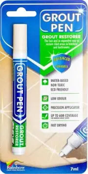 Grout Pen Ivory Tile Paint Marker: Waterproof Grout Paint Tile Grout Colorant