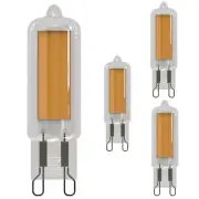 Diodesy 4PK G9 LED Wafer Light Bulb, 3.5W, 20W, 2700K, 300LM, CRI80