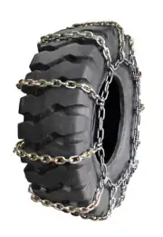 Square 4-Link Alloy 17.5-25 Grader Tire Chains