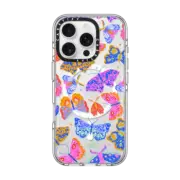 iPhone 16 Pro Clear Case MagSafe Compatible Mystic Moth