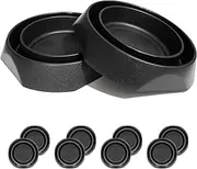 Bed Bug Interceptors with Anti Skid Pads | Bed Bug Trap | Bed Bug Traps and Detectors | Bed Bug Traps for Bed (Black-8 Pcs)