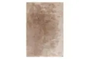 Zubuin Shaggy Plush Fluffy Rectangular Fur Rug - Beige - 90 x 150cm