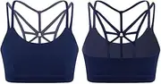 [iEFiEL] Kids Girls Yoga Exercise Dance Tank Tops Criss Cross Back Sports Workout Athletic T-Shirt Running Crop Tops
