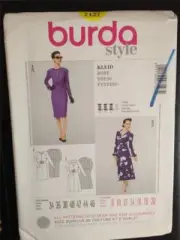 Burda Sewing Pattern 7127 Ladies Misses Dress Size 8-20 Uncut