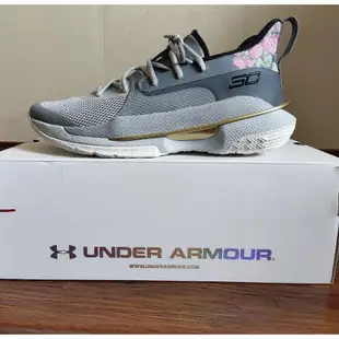 Under Armour Curry 7 Floral 摩登灰 籃球 3021258-103潮鞋
