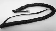 NEW 9 Foot Black Handset Receiver Curly Coil Cord for Fanvil IP VOIP Phone