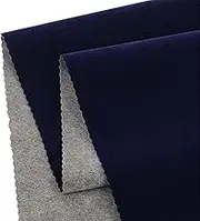 Self Adhesive Velvet Flock Backing Paper Liner for Jewelry Drawer 17.7" x 117" Craft Fabric Peel and Stick, Soft Velvet Liner for Drawer DIY