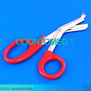 24 EMT Utility Scissors Shears 5.5" Red Colored