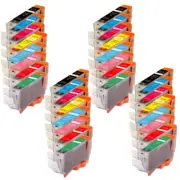 32 PK Ink Combo Pack + latest Chip for CLI-8 Pixma Printer Pro9000 Mark II