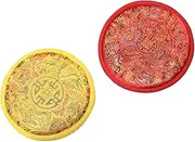 HONITANO 2Pcs Portable Singing Bowl Cushions Protective Bowl Holders Decorative Mats for Meditation Lightweight Easy to Carry present for Buddhism Practitioners