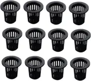 30 Pcs Plastic Garden Slotted Mesh Net Cups Net Pots Bucket Basket for Hydroponi