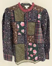 NWT Sundance Catalog Multicolored “Harriet Patchwork Top” Sz M $128