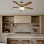 Victoria 52 in. Indoor Brass Ceiling Fan Integrated LED with Light Kit and Remot