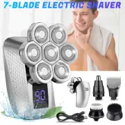 Head Shavers for Bald Men 5-in-1 Electric Razor LED Display Dry & Wet Waterproof