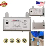 Versatile Attic Fan Thermostat with Built-In Humidistat and Fire Safety Shut-Off
