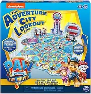 PAW Patrol: The Movie, Adventure City Lookout Tower Board Game Chase Marshall Skye Ryder Rubble, for Preschoolers, Kids, & Families Ages 4 and up
