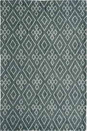 Montage Teal Diamond Wool Rug
