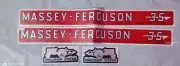Tractor Bonnet Decal Sticker Transfer Set for Massey Ferguson 35 Tractor # AU
