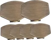 Gatuida 6pcs Guitar Tuning Peg Knobs Antique Finish Metal Handles for Electric Acoustic Guitars Convenient Replacement Tips Easy Installation for Reliable Tuning