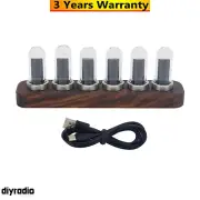 D'ESIGN IPS RGB LED Music Spectrum Pseudo Glow Tube Rhythm Light Alarm Clock TOP