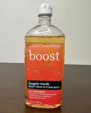 Bath and Body Works Tangelo Woods Aromatherapy Boost Body Wash and Foam Bath