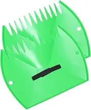 2-Piece Garden Rake Set Plastic Leaf Rake Sweeping Clamp for Snow Removal