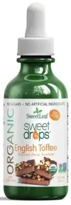 SweetLeaf English Toffee Stevia Drops 2 Oz Sugar Substitute Keto Friendly