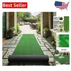 Customizable 22" x 33' Artificial Grass Rug - Pet & Kid Friendly Turf Solution
